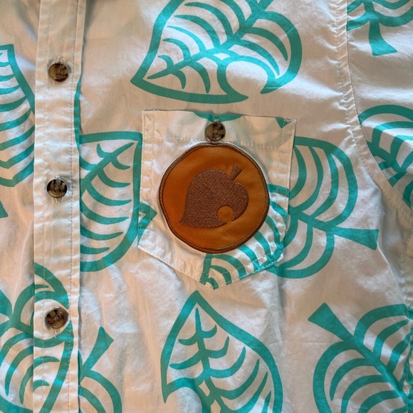 Animal Crossing: New Horizons Tom Nook Button-Up Shirt Cosplay Costume S - Picture 4 of 4